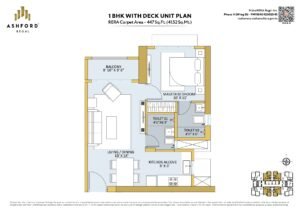 1 BHK WITH DECK