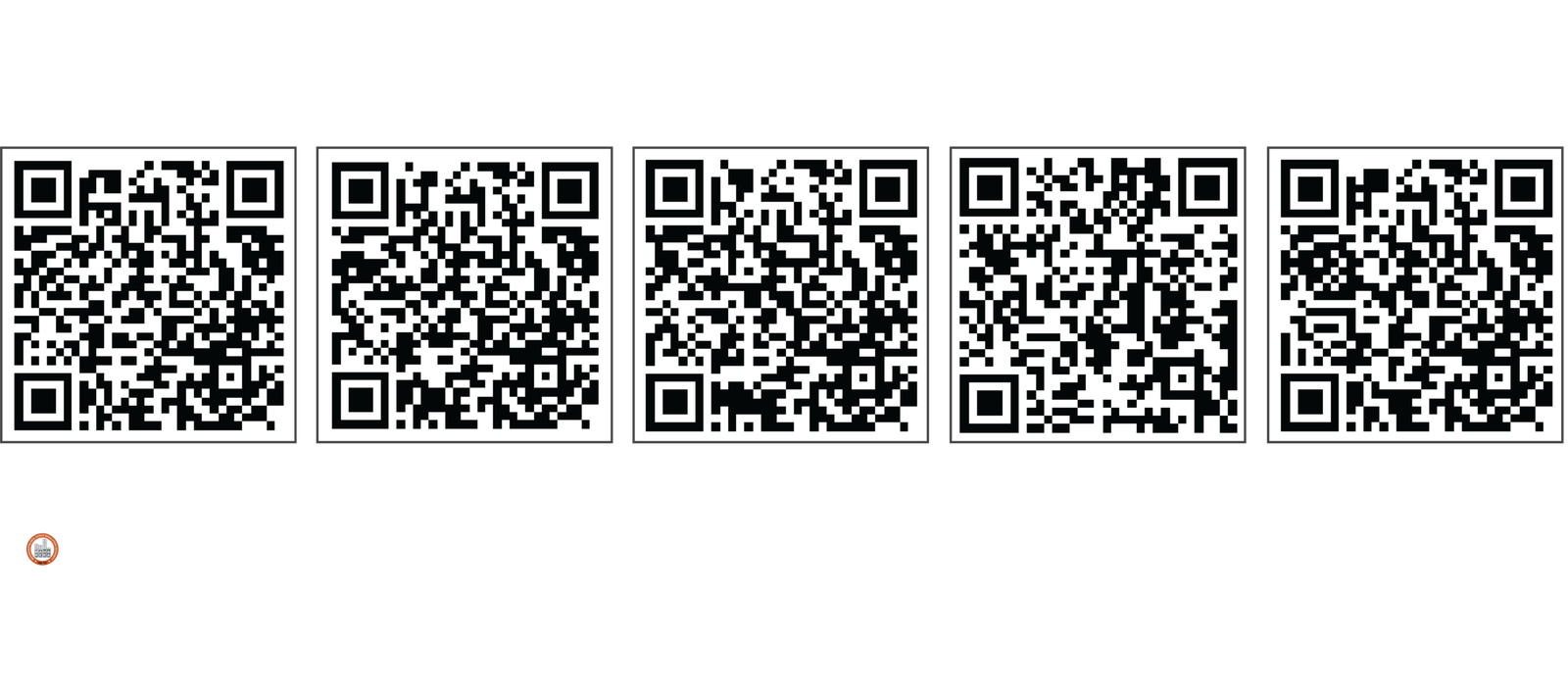 qr code of white
